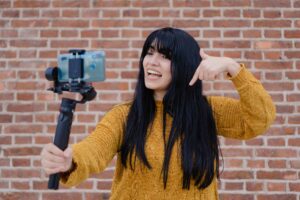 record professional video with gimbal